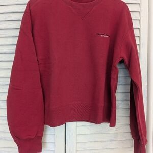 This Vintage Ralph Lauren Sport Red Sweatshirt  unisex
